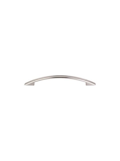 Tango Cut-Out Cabinet Pull - 6 5/16 inch Center-to-Center in Satin Nickel.